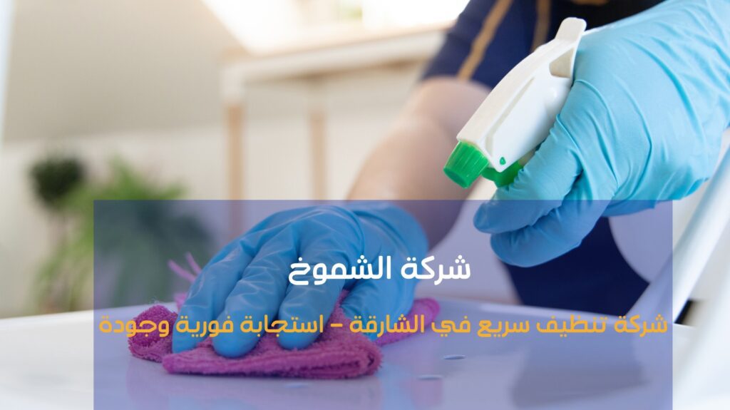شركة تنظيف سريع في الشارقة